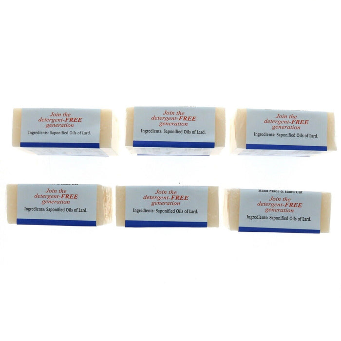 Remwood Products Grandma's Pure & Natural Lye Soap 6oz Bar Unscented ~ 6-Pack