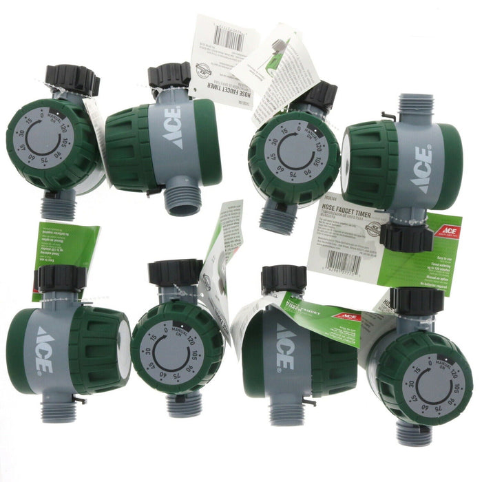 Ace Hardware #7436744 Hose Faucet Timer Dial Manual ~ 8 Pack