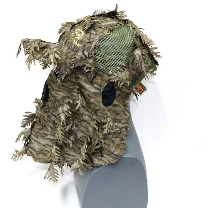 QuikCamo Camo Hat with Built-in 3D Leafy Face Mask