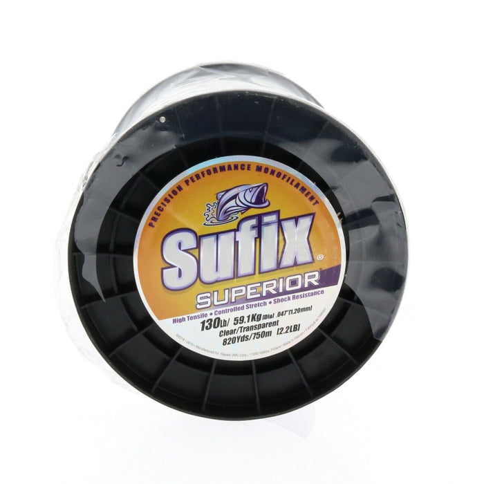 Sufix #647-600 Superior Monofilament Fishing Line 130lb ~ 820yds Clear