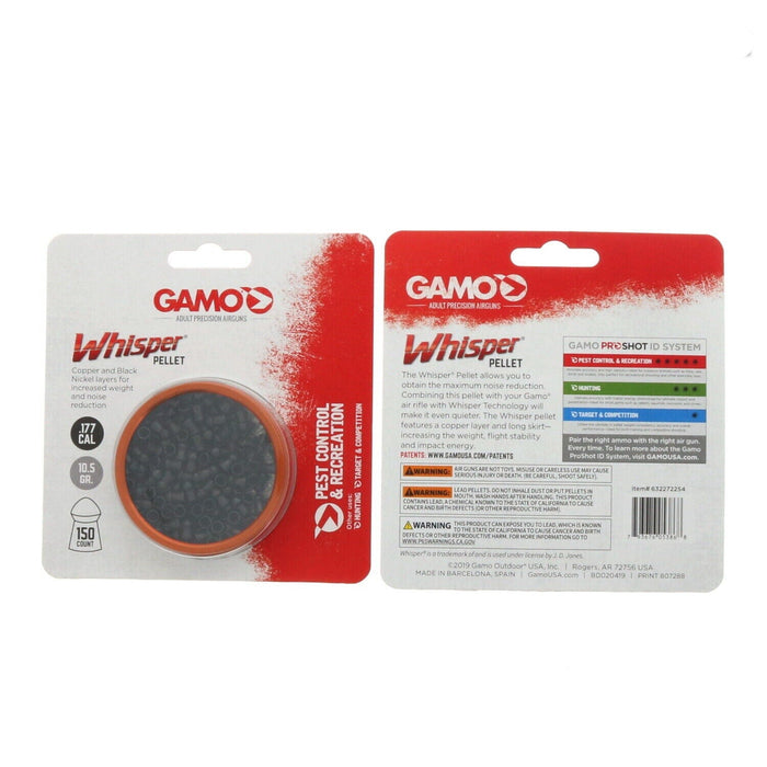 Gamo #632272254 Whisper Pellet .177 Caliber Dome 150ct ~ 2-Pack ~ 300 Pellets Total