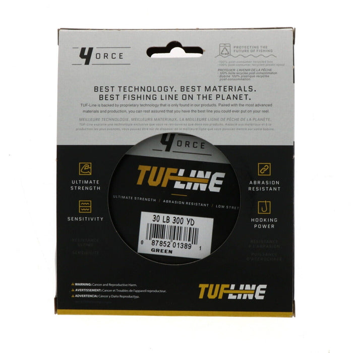 Tuf-Line #FE30300GN Braided Fishing Line ~ 8lb 300yd Green