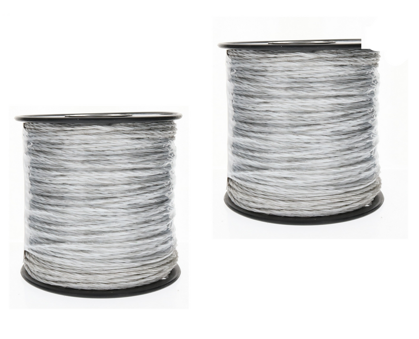 Dare #3174 646' Premium Electric Fence Polywire Wire ~ 2-Pack ~ 1312 Feet Total