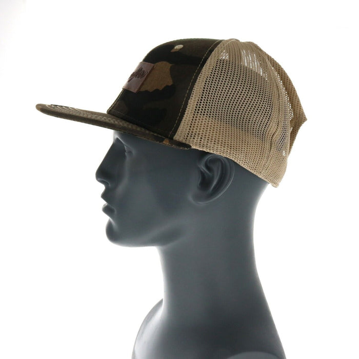 Wrangler #W130-89782CA Men's Camo Mesh Back Logo Patch Baseball Cap