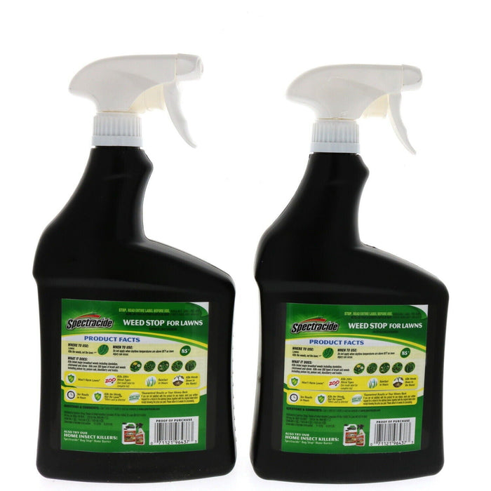 Spectracide #HG-96437 Weed Stop Weed Killer RTU Liquid ~ 2 Pack ~ 64oz Total