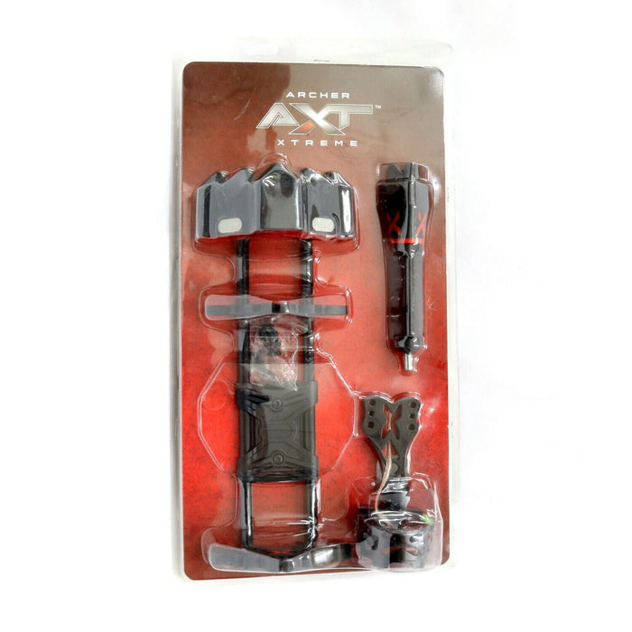 AXT Xtreme #SBP-1 Blackout Bow Package 3-Pin sight Quiver Stabilizer Archery