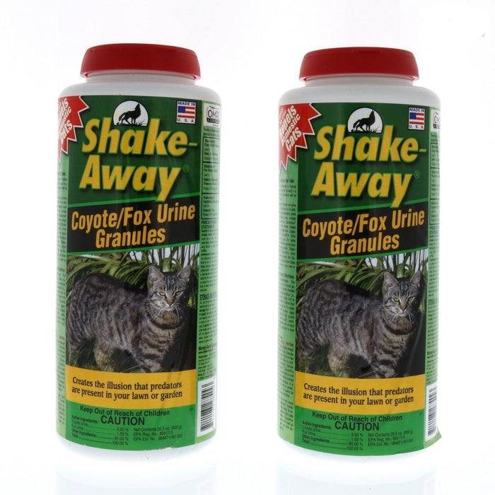 Shake-Away #2854448    Coyote Fox Urine Granules Repellent Cat  ~ 2-Pack