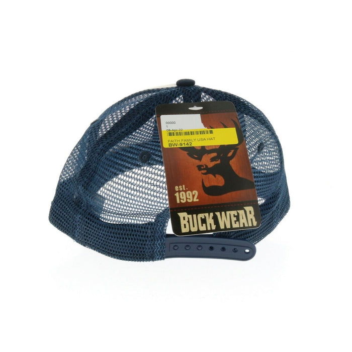 Buck Wear #BW-9142 USA Baseball Cap Faith Family Freedom