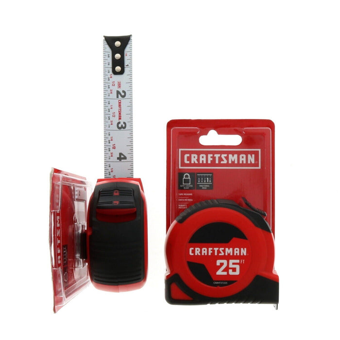 Craftsman #CMHT37225S Locking Tape Measure 25ft ~ 2-Pack