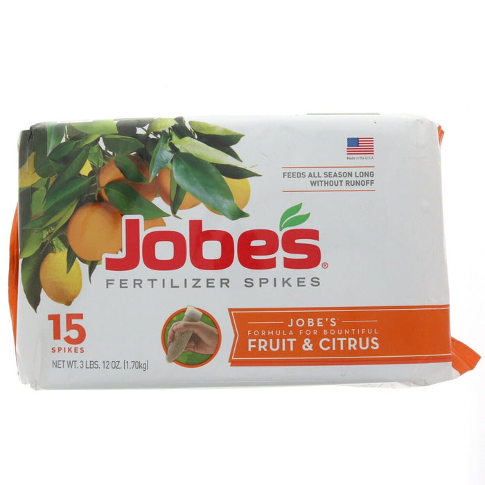 Jobe's #OW-01612.4 Fertilizer Spikes For Fruit & Citrus Trees ~ 15ct Package