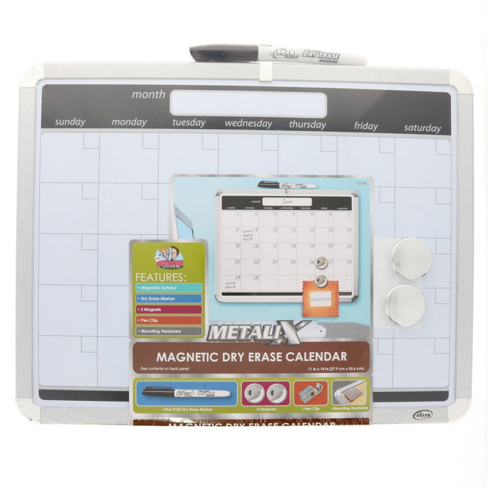 Mega Brands #AF120381 Magnetic Dry Erase Calendar White Board Markers