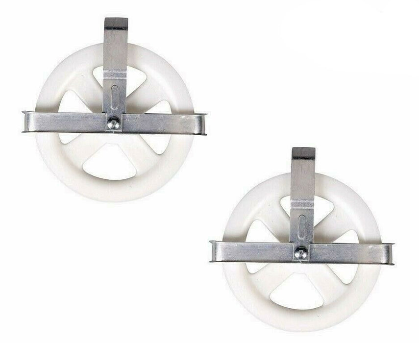 Household Essentials #250 Clothesline 5" Pulley Laundry Clothes Dryer ~ 2-Pack