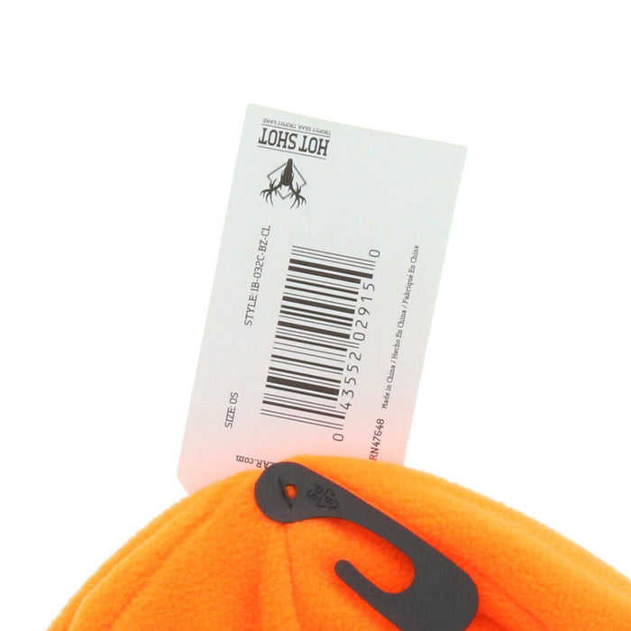 Hot Shot #1B-032C0BZ-CL Blaze Orange & Camo Reversible Fleece Beanie