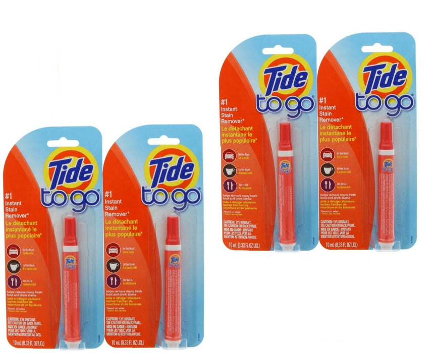 Tide #01870 To Go Instant Stain Remover Pens 10 mL ~ 4-Pack