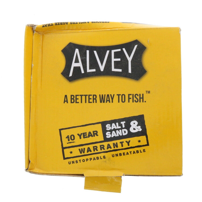 Alvey #50C  Adventurer Series Yellow Fishing Reel Right Hand