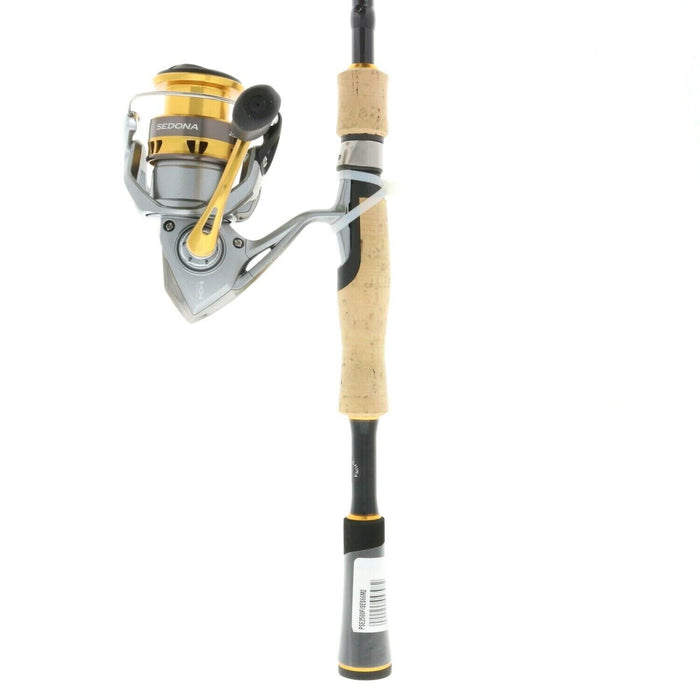 Shimano #PSE2500FISES66M2 Sedona Medium Rod & Reel Combo Fishing 2 Pc 6'6"