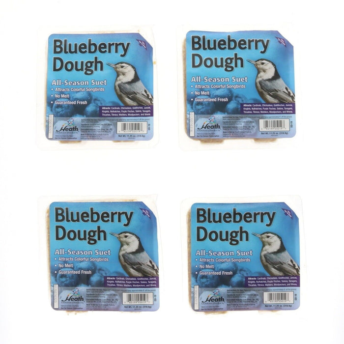 Heath #DD-19 Blueberry Bird Suet Cake Treat ~ 4-Pack