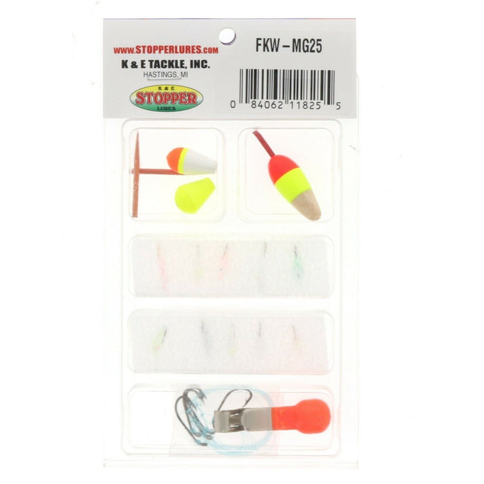 K & E Tackle Inc. #FKW-MG25 Ice Fishing Moon Jig Set