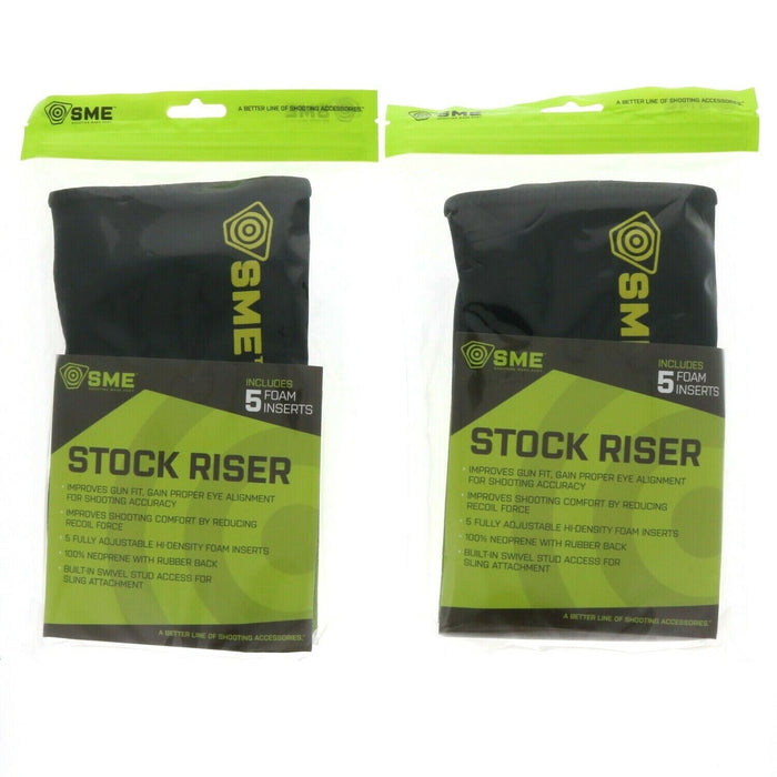 SME #SME-RSR   Adjustable Stock Rest Riser Foam Inserts ~ 2-Pack