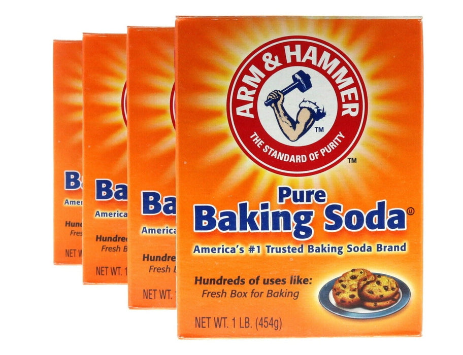 Arm & Hammer Pure Baking Soda 1lb ~ 4-Pack ~ 4lbs Total