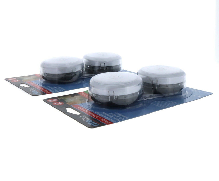 AmerTac #LPL592 Micro Puck Lights ~ 2-Pack ~ 4 Lights Total