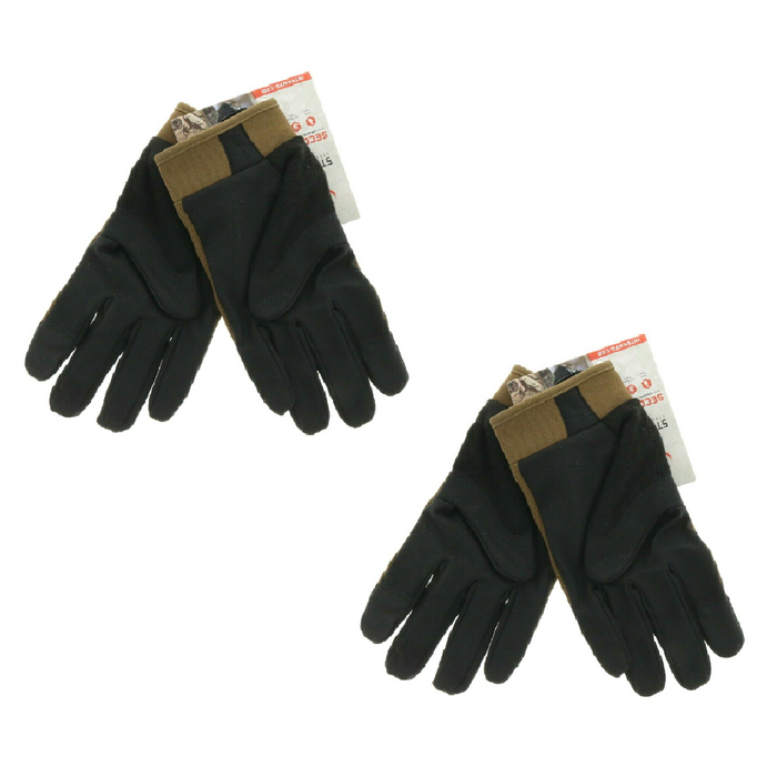 StrongSuit #50120-XXL Second Skin Gloves Brown Work Hunting XXL ~ 2-Pack