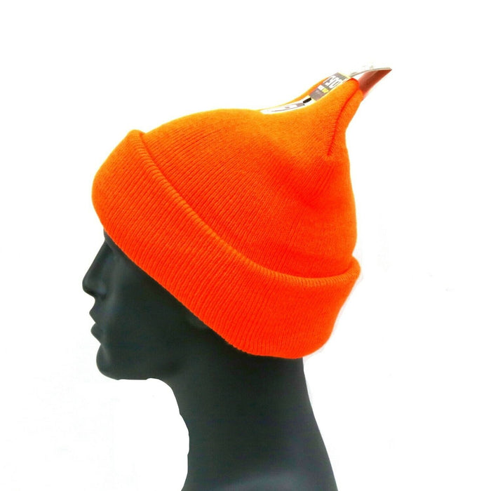 Ryno #46-649R Hi-Vis Orange Knit Beanie Hat Cap Hunting