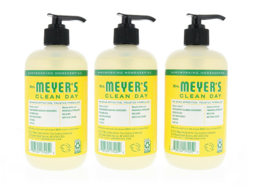 Mrs. Meyers Liquid Hand Soap Honeysuckle Scent 12.5oz ~ 3-Pack