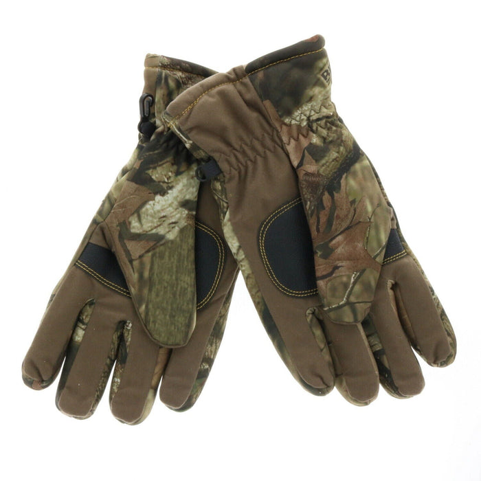 Hot Shot #05-2066-CL Mossy Oak Camo Insulated Hunting Gloves ~ Men's Size Large