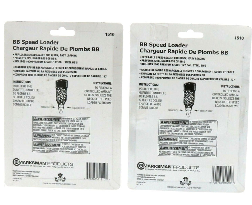 Marksman #1510 .117Cal Round BB Refillable Speed Loader ~ 2-Pack