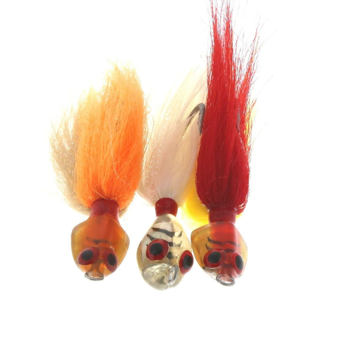 Aquastar Lures #244, 186, 246 Feather Jig Lure 1/4oz ~ 3-Pack