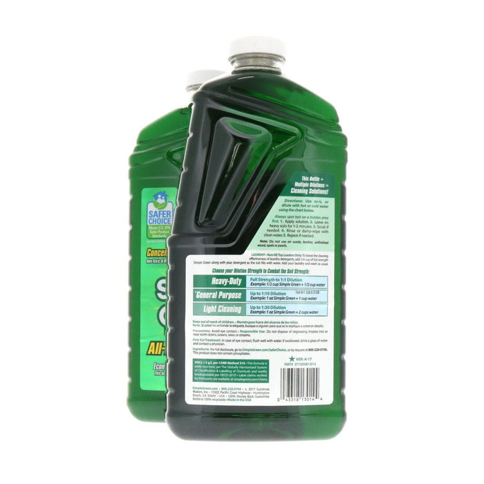 Simple Green #2710000613014 All Purpose Cleaner Concentrate Non-Toxic ~ 2-Pack