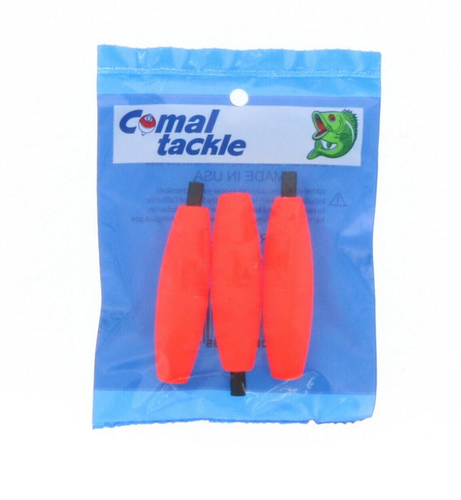 Comal Tackle #C250R Cigar Peg Float 2.5" Red Fishing