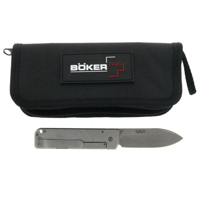 Boker Plus #01BO464 Lancer 42 Folding Pocket Knife D2 Steel Blade