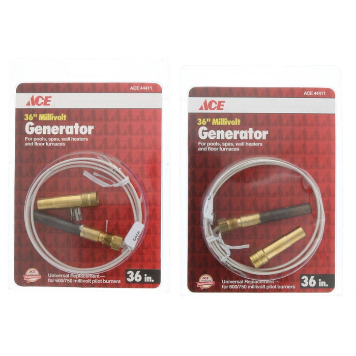 Ace Hardware #G01A-534 Thermopile Pilot Generator 750 Millivolt Replacement ~ 2-Pack