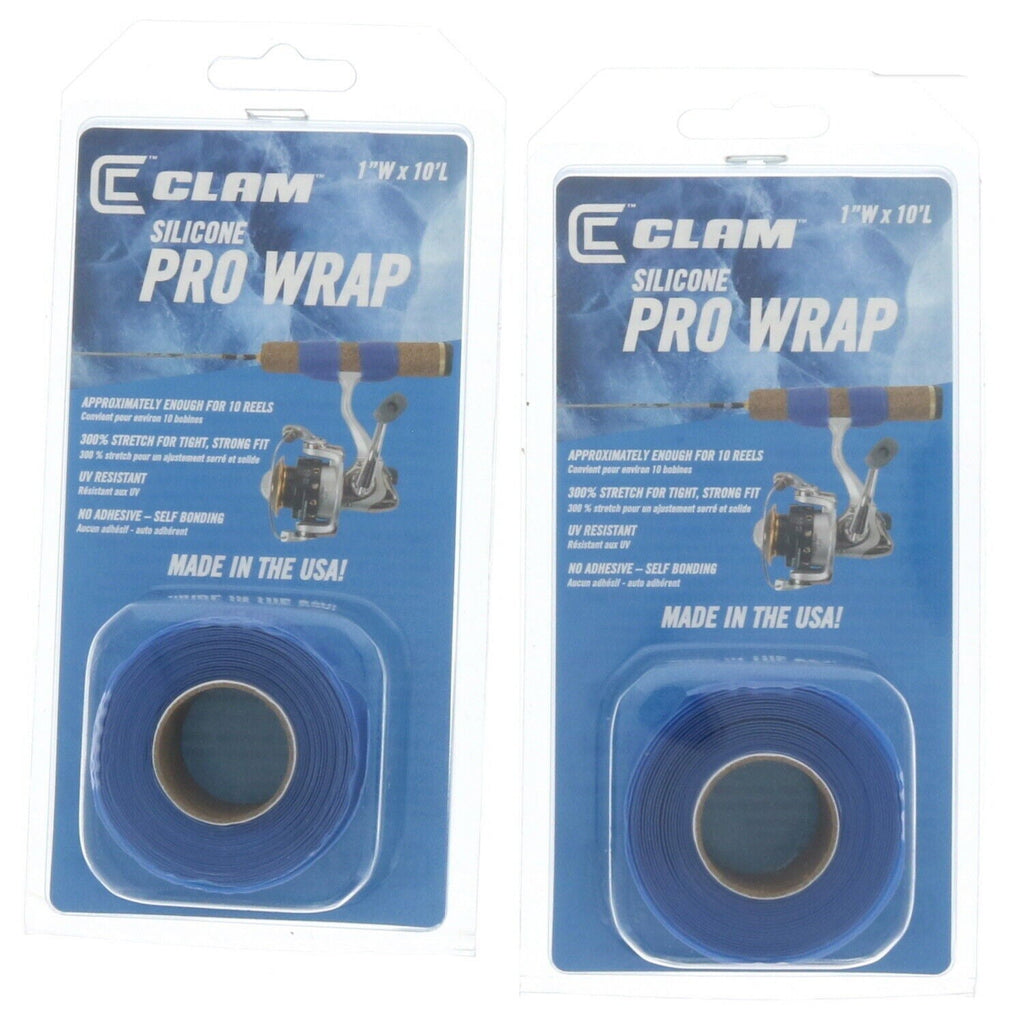  CLAM 9771 Pro Wrap Rod & Reel Tape - Blue : Sports & Outdoors