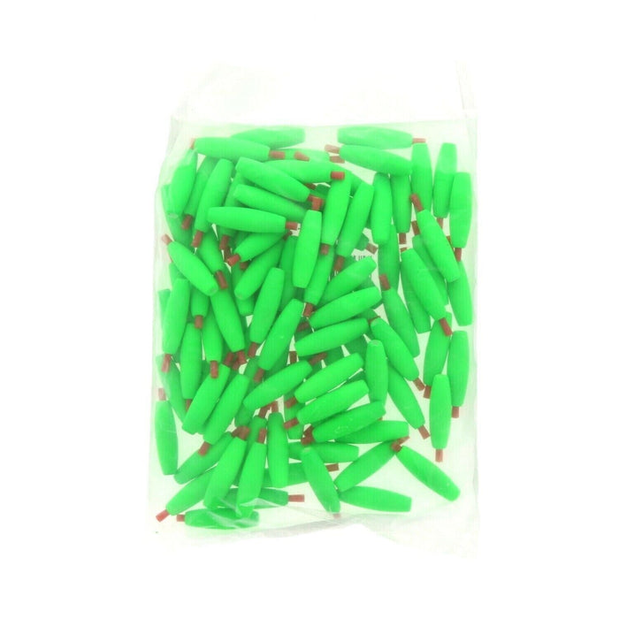 Comal Tackle #C150G Foam Cigar Peg Float 1-1/2" Green 100ct