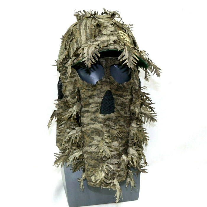 QuikCamo Camo Hat with Built-in 3D Leafy Face Mask