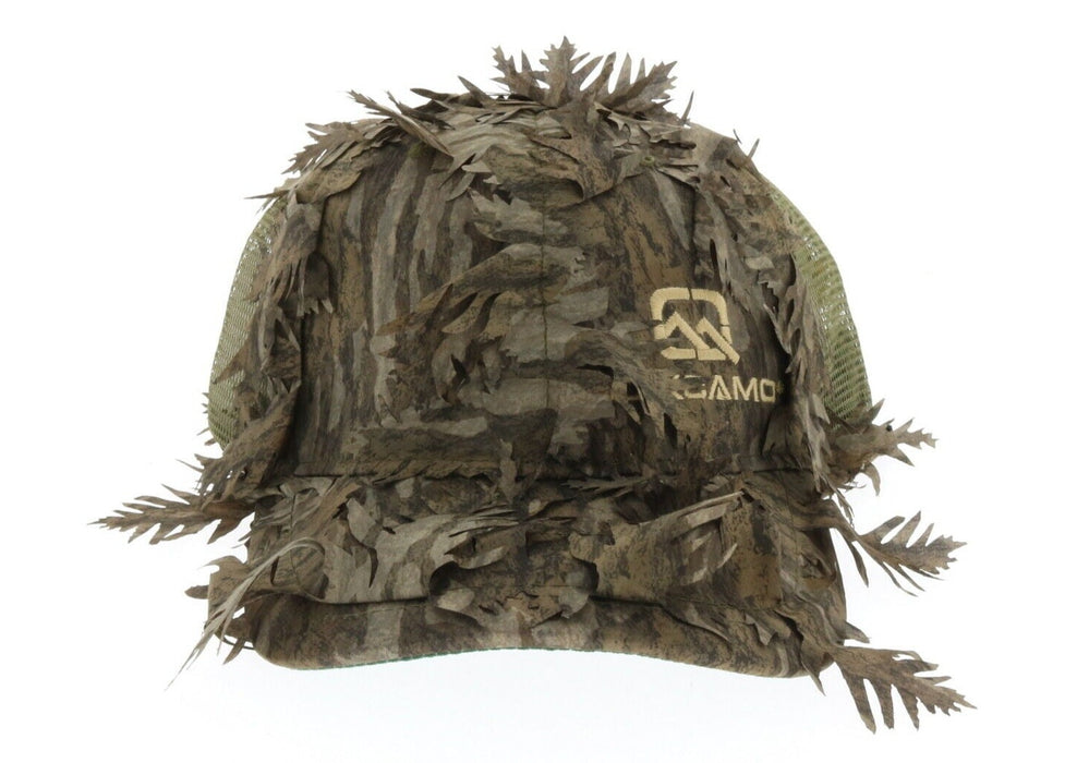 QuikCamo Camo Hat with Built-in 3D Leafy Face Mask