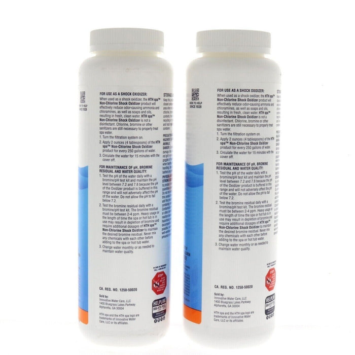 HTH Spa #86135 Non-Chlorine Shock Oxidizer ~ 2-Pack