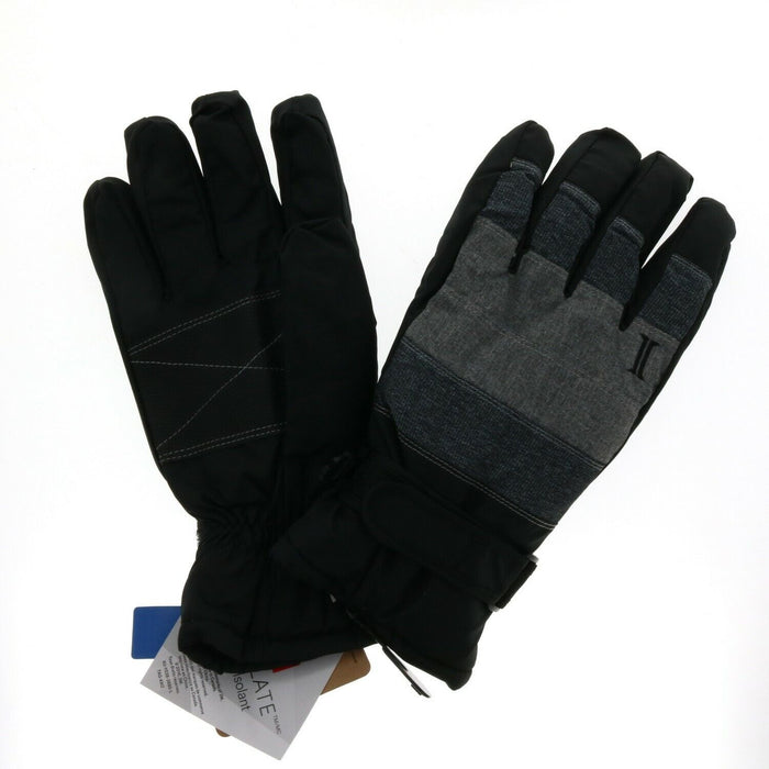 Igloos #MG055-GRD Thinsulate Men's Grey M/L Ski Gloves