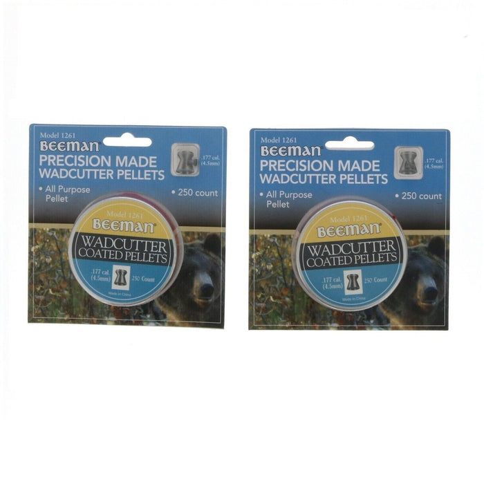 Beeman #BM1261 Wadcutter  .177 Cal Pellets ~ 2 Tins ~ 500 Pellets Total