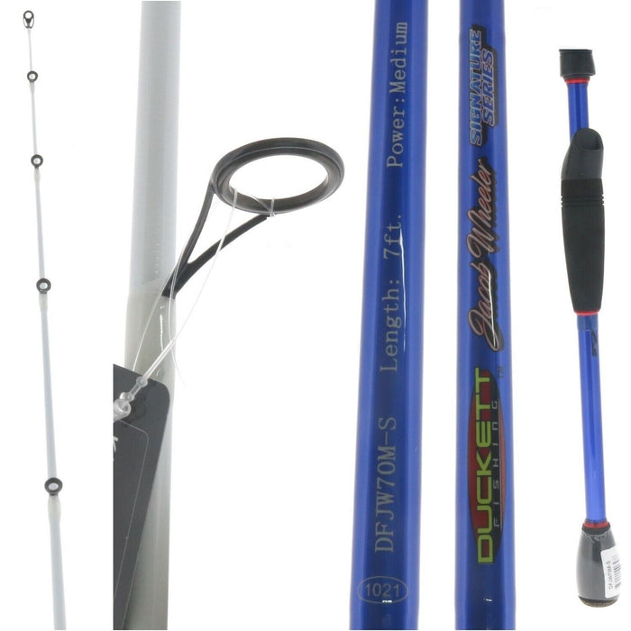 Duckett Fishing #DFJW70M-S Jacob Wheeler Signature Series 7' Medium Spinning Rod