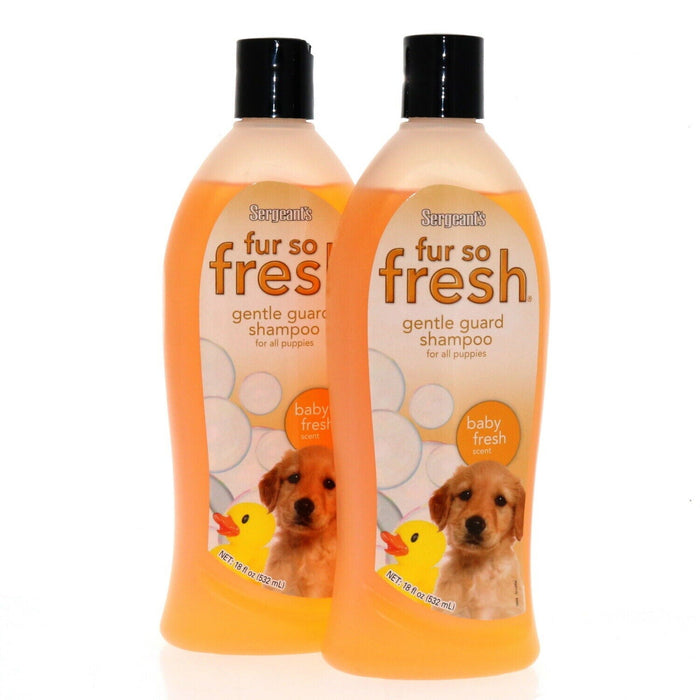 Sergeant's #1670KKI311 Fur So Fresh Gentle Guard Shampoo for Puppies 18oz ~ 2-Pack