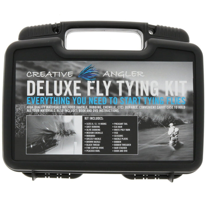 Creative Angler #61180 Deluxe Fly Tying Kit in Case