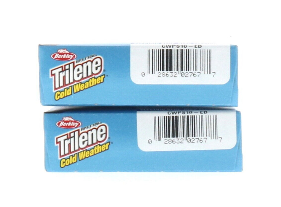 Berkley #CWPS10-EB Trilene Cold Weather Ice Fishing Line 10lb 110yd Electric Blue ~ 2-Pack