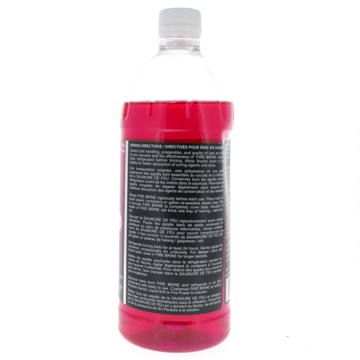 Pautze Herring Shrimp Bait Brine 32oz Bottle Pink