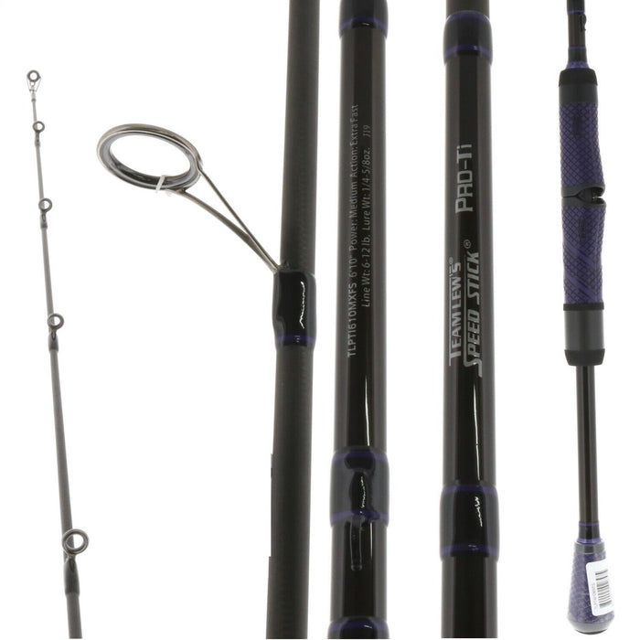 Lew's TLPTI610MXFS Speed Stick Pro-Ti 6'10" Medium Extra Fast Spinning Rod