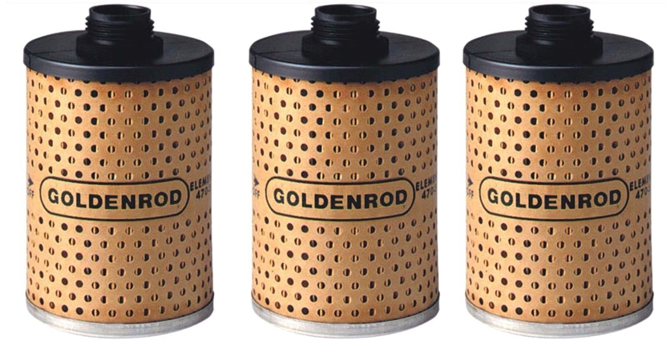 Goldenrod #470-5 Replacement Fuel Filter Element ~ 3-Pack