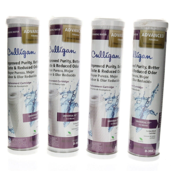 Culligan # D-30A Drinking Water Replacement Filter Cartridge ~ 4 Filters